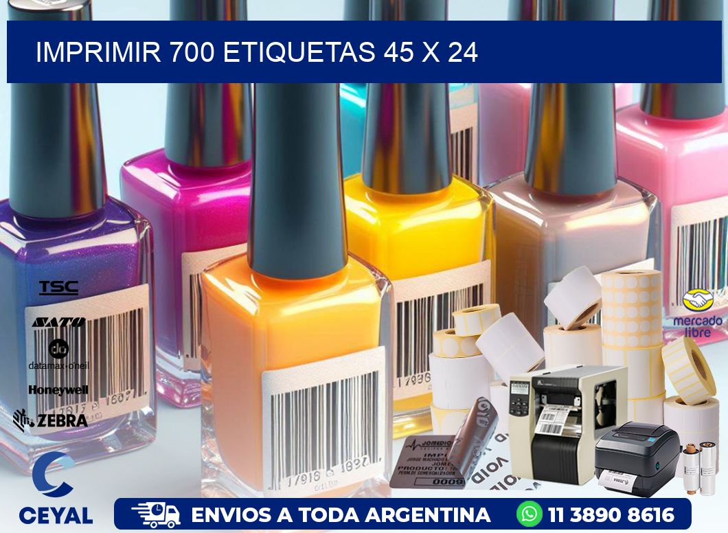 IMPRIMIR 700 ETIQUETAS 45 x 24