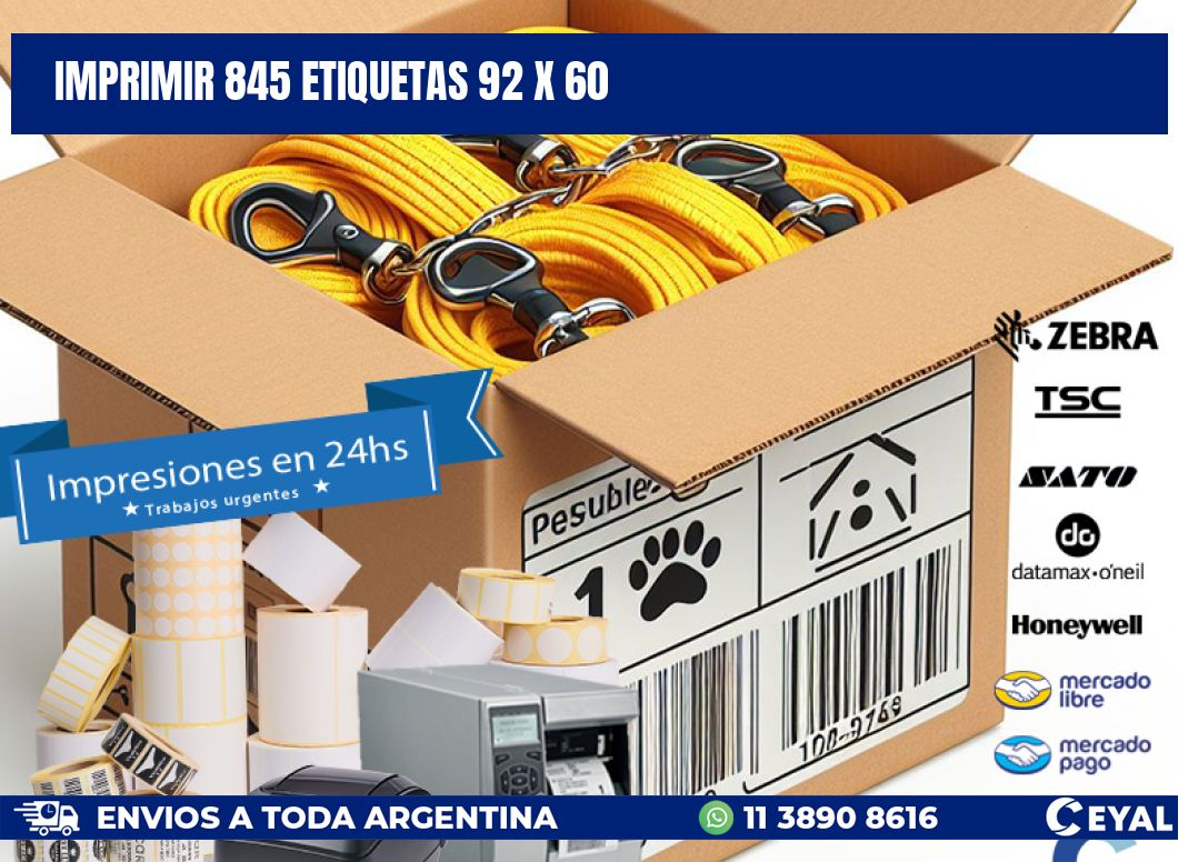 IMPRIMIR 845 ETIQUETAS 92 x 60