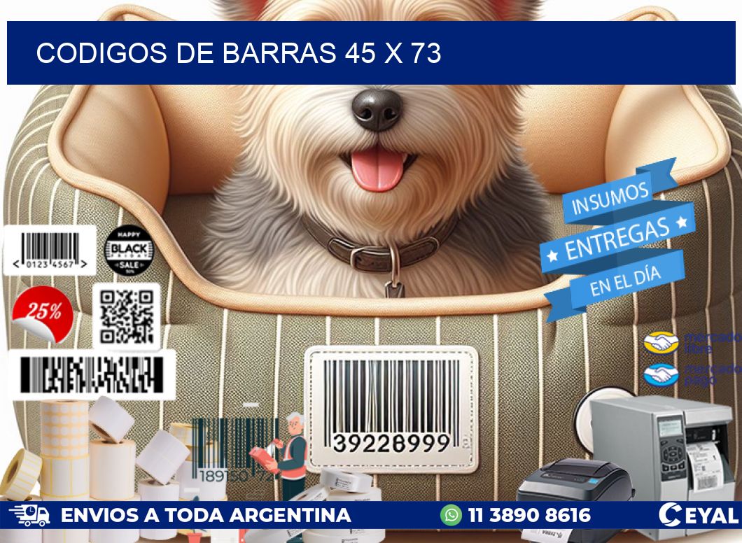 codigos de barras 45 x 73