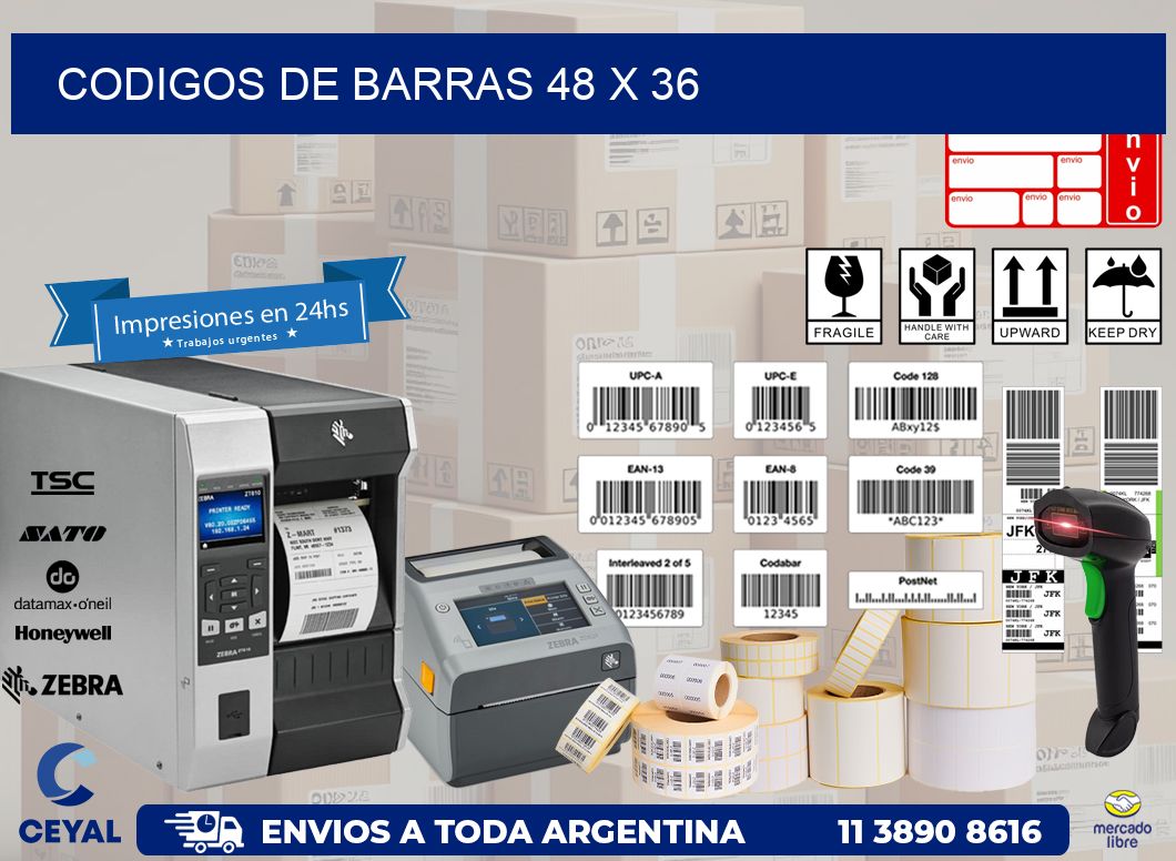 codigos de barras 48 x 36