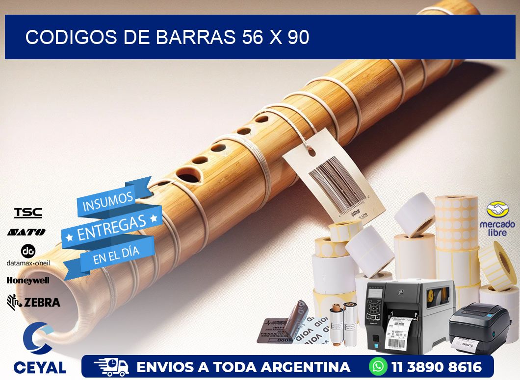 codigos de barras 56 x 90