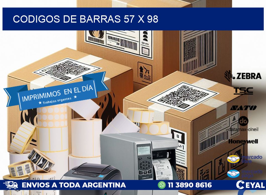 codigos de barras 57 x 98