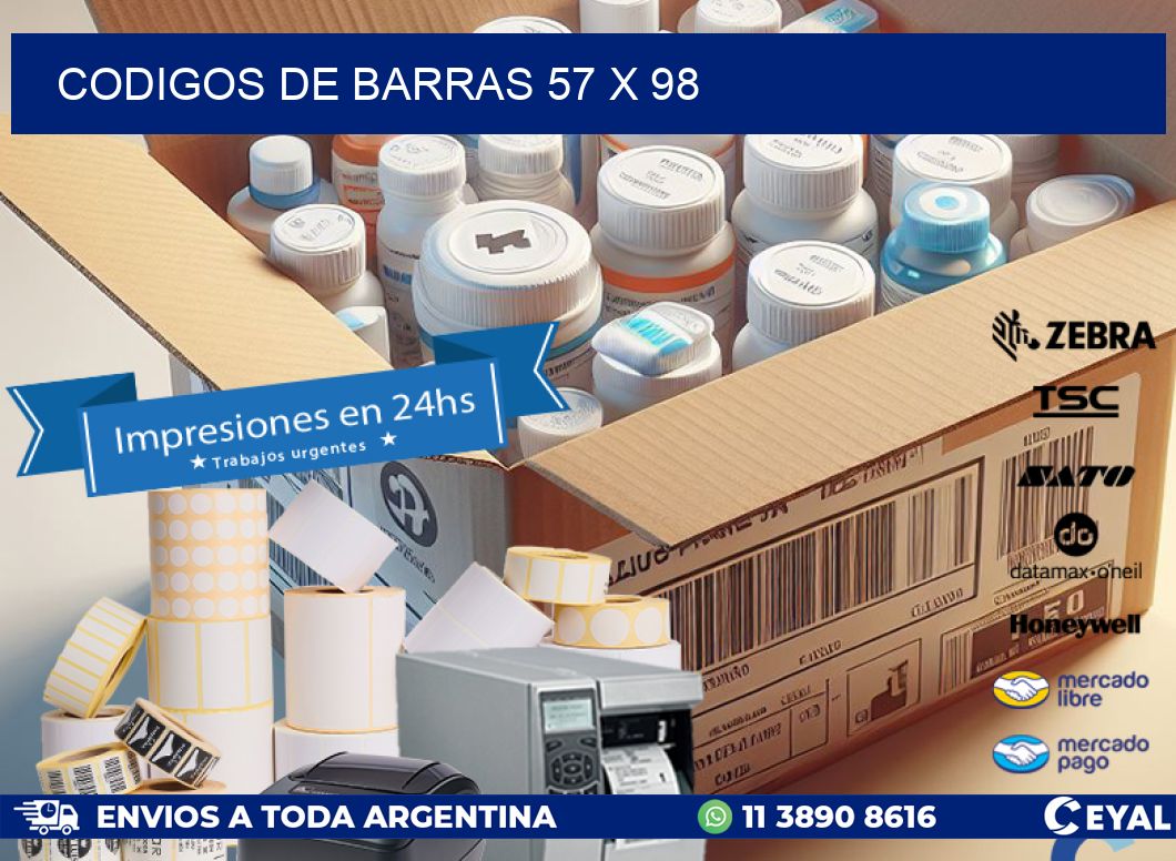 codigos de barras 57 x 98