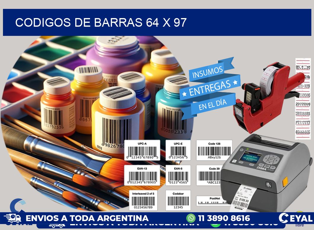 codigos de barras 64 x 97