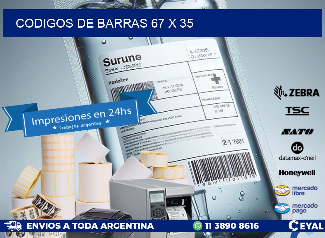 codigos de barras 67 x 35