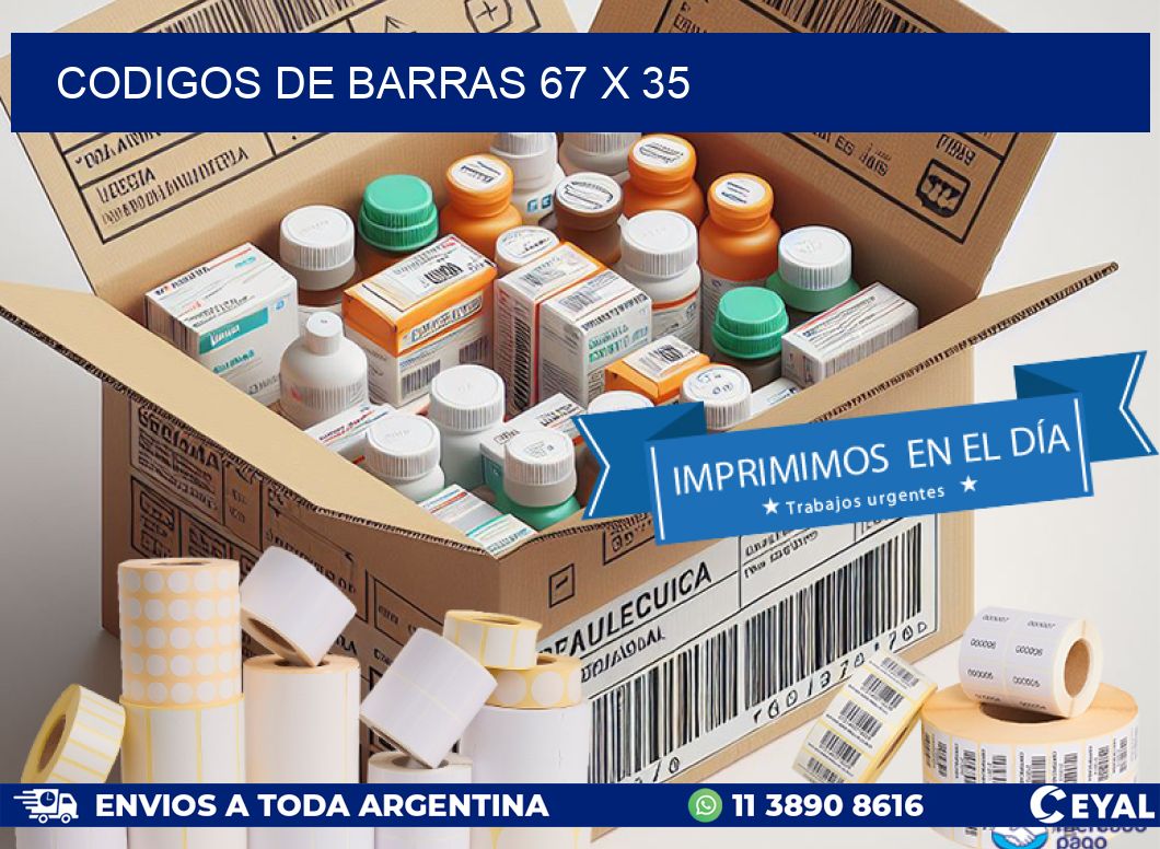 codigos de barras 67 x 35