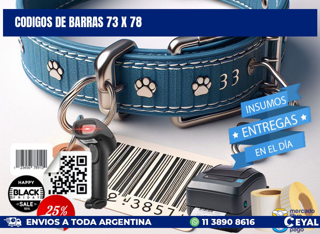 codigos de barras 73 x 78