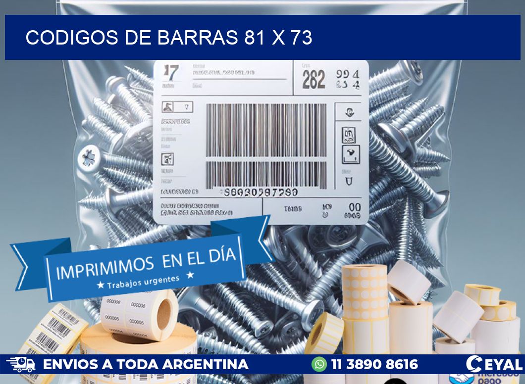 codigos de barras 81 x 73