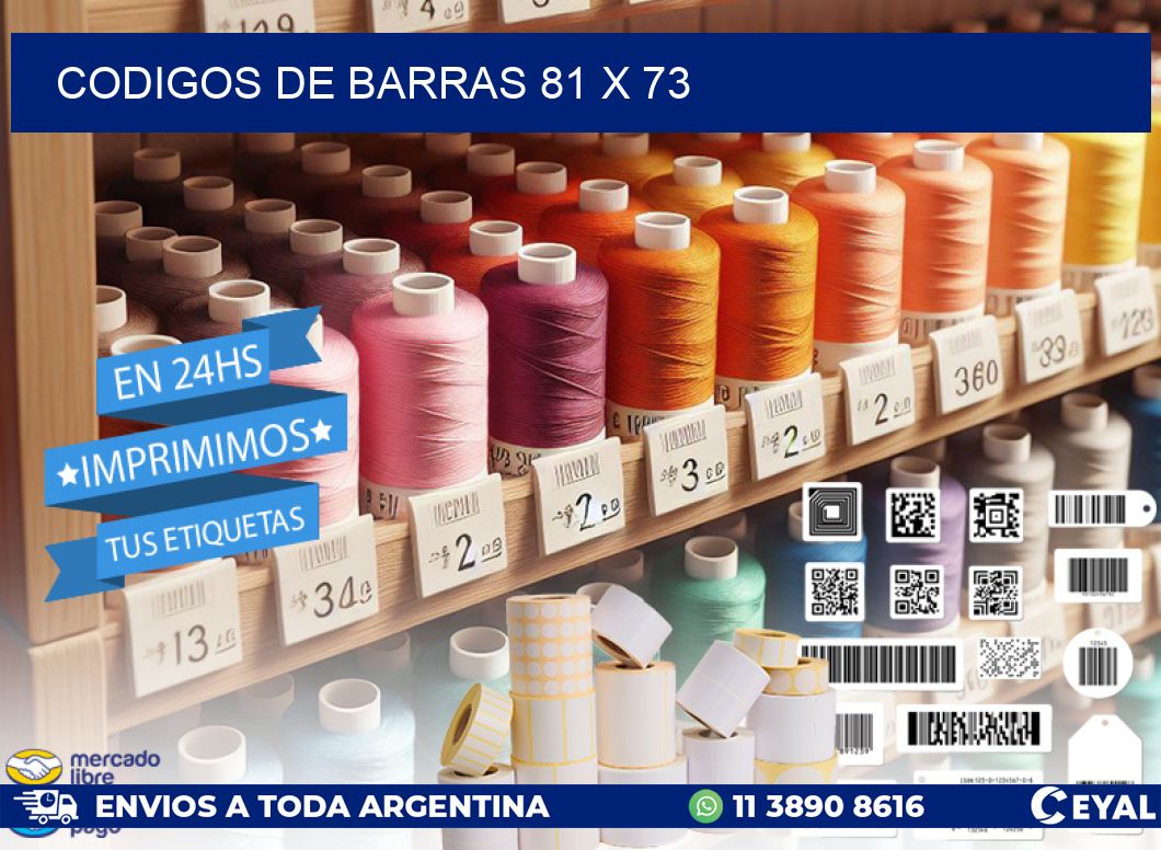 codigos de barras 81 x 73