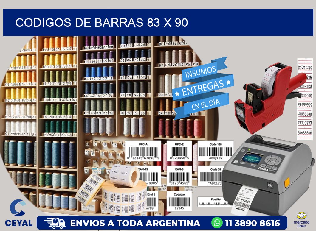 codigos de barras 83 x 90