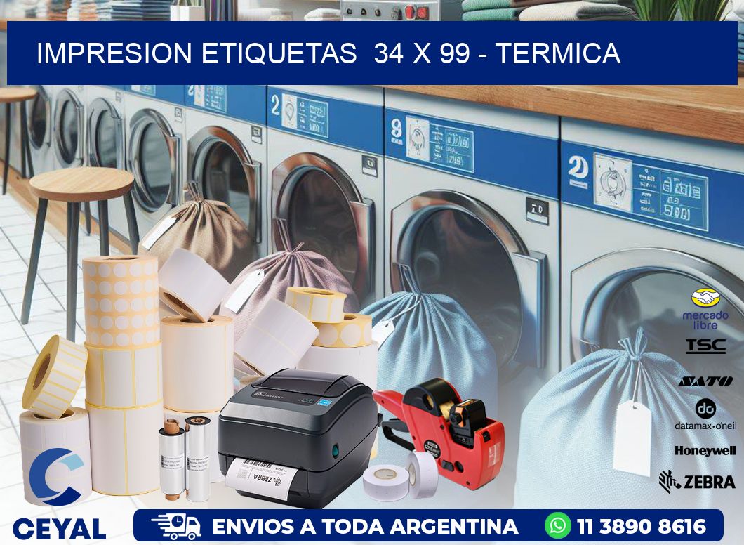 impresion etiquetas 34 x 99 - termica