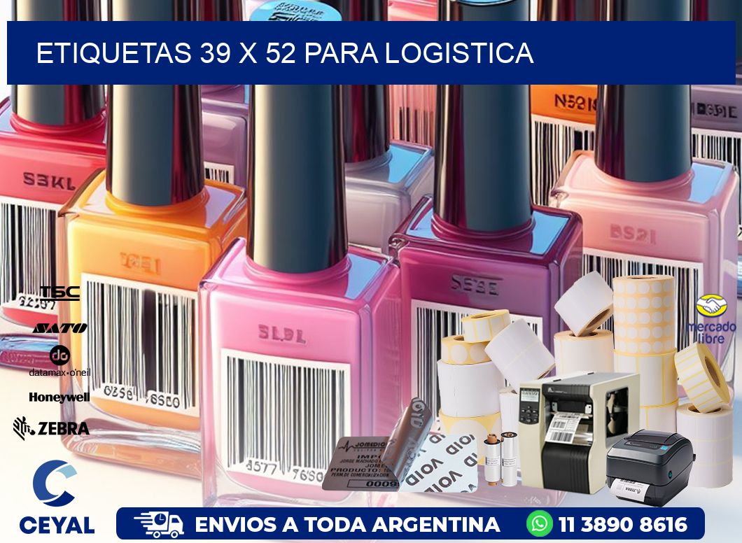 ETIQUETAS 39 x 52 PARA LOGISTICA