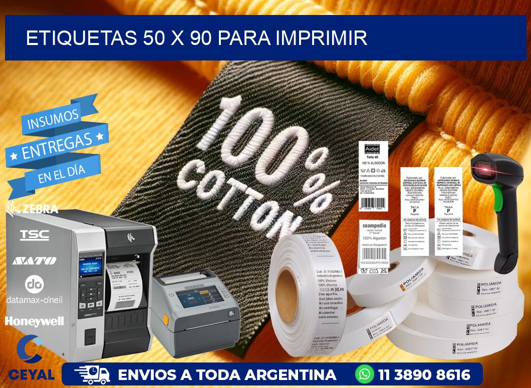 ETIQUETAS 50 x 90 PARA IMPRIMIR