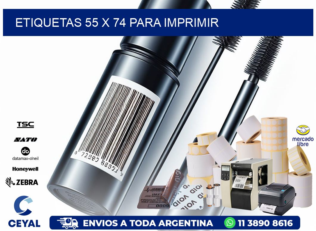 ETIQUETAS 55 x 74 PARA IMPRIMIR