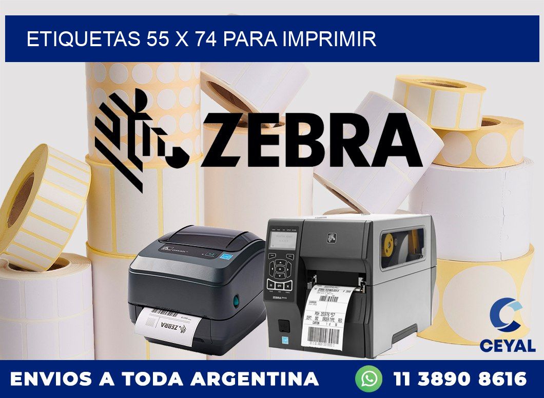 ETIQUETAS 55 x 74 PARA IMPRIMIR