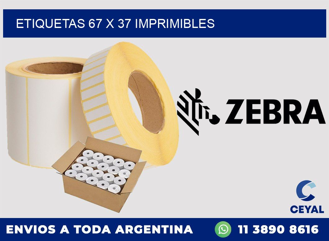 ETIQUETAS 67 x 37 IMPRIMIBLES