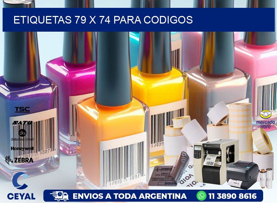 ETIQUETAS 79 x 74 PARA CODIGOS