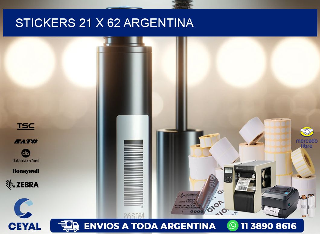 STICKERS 21 x 62 ARGENTINA