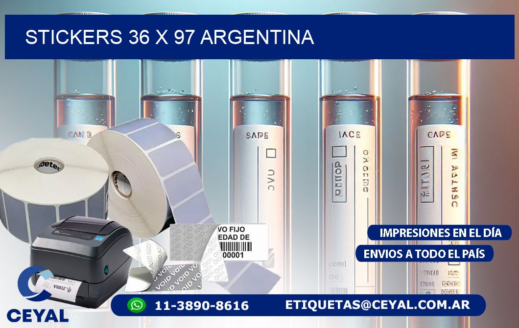 STICKERS 36 x 97 ARGENTINA