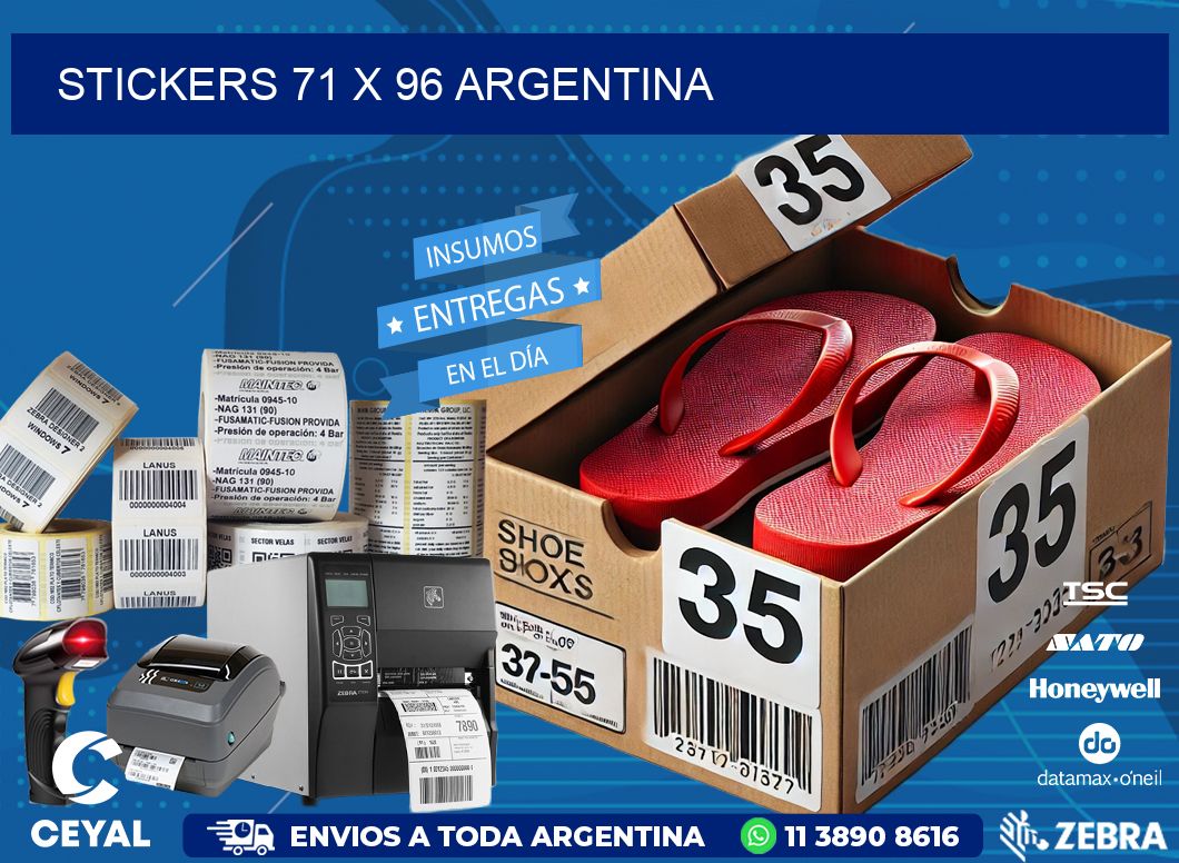 STICKERS 71 x 96 ARGENTINA