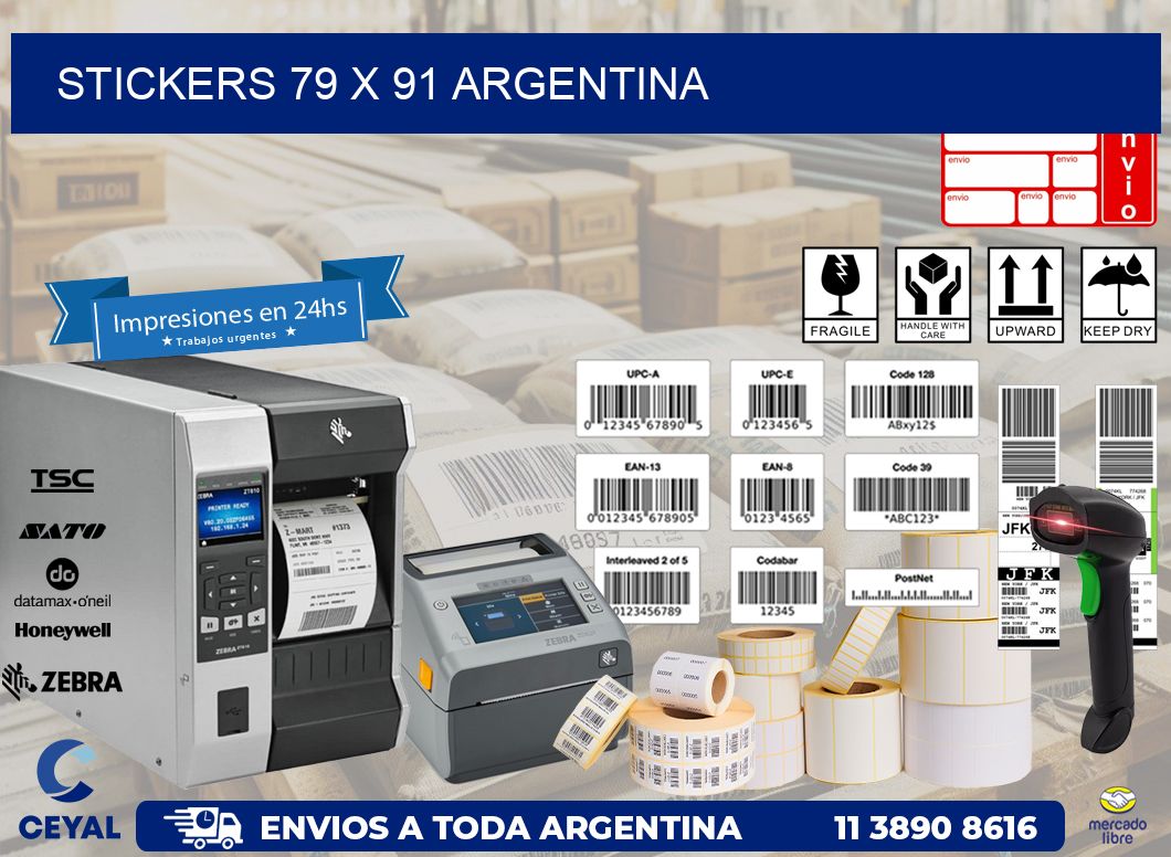 STICKERS 79 x 91 ARGENTINA