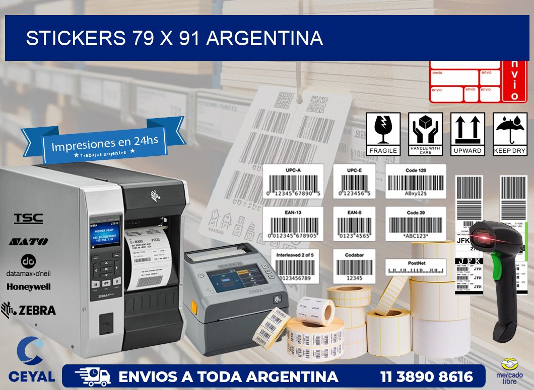 STICKERS 79 x 91 ARGENTINA