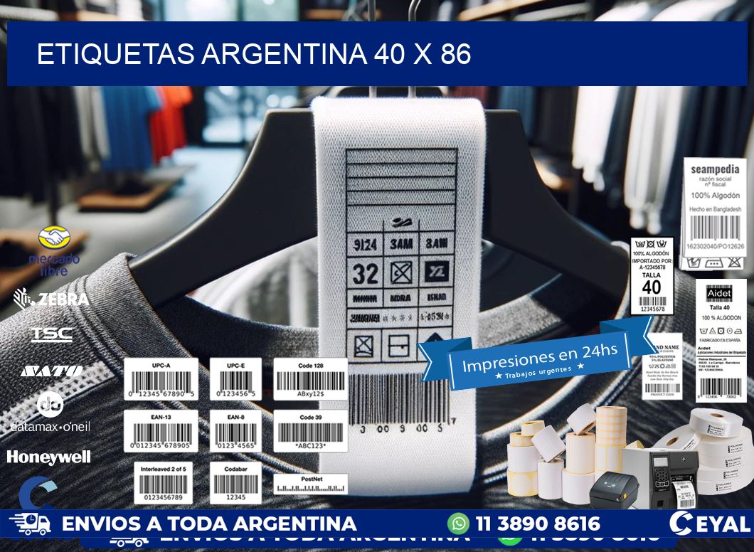 etiquetas argentina 40 x 86
