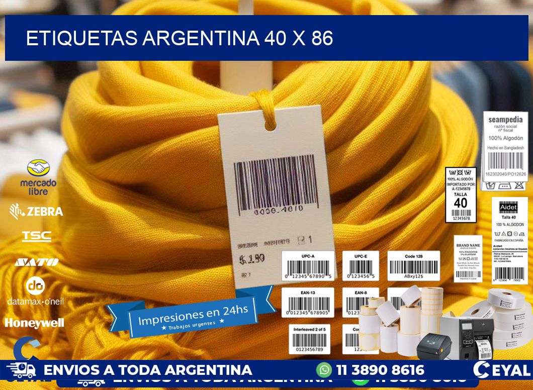 etiquetas argentina 40 x 86