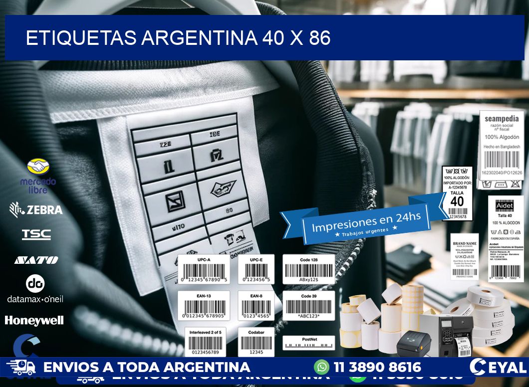 etiquetas argentina 40 x 86