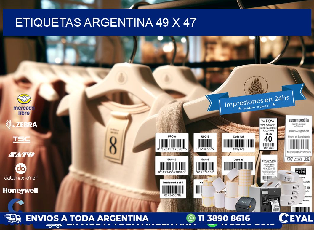 etiquetas argentina 49 x 47