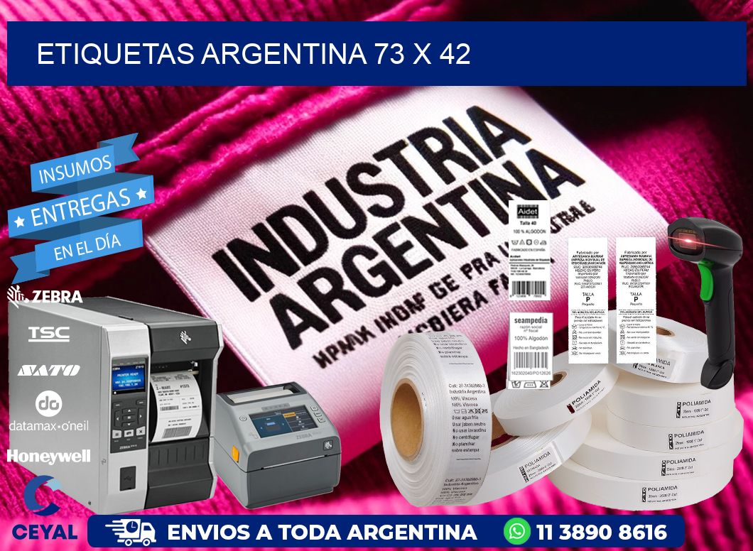 etiquetas argentina 73 x 42