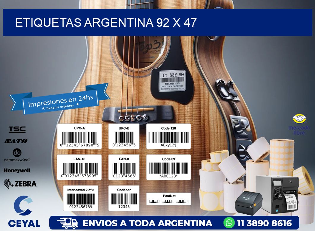 etiquetas argentina 92 x 47