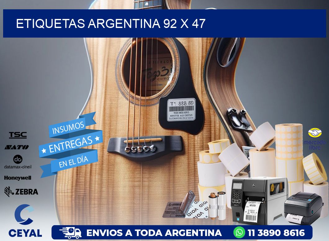 etiquetas argentina 92 x 47
