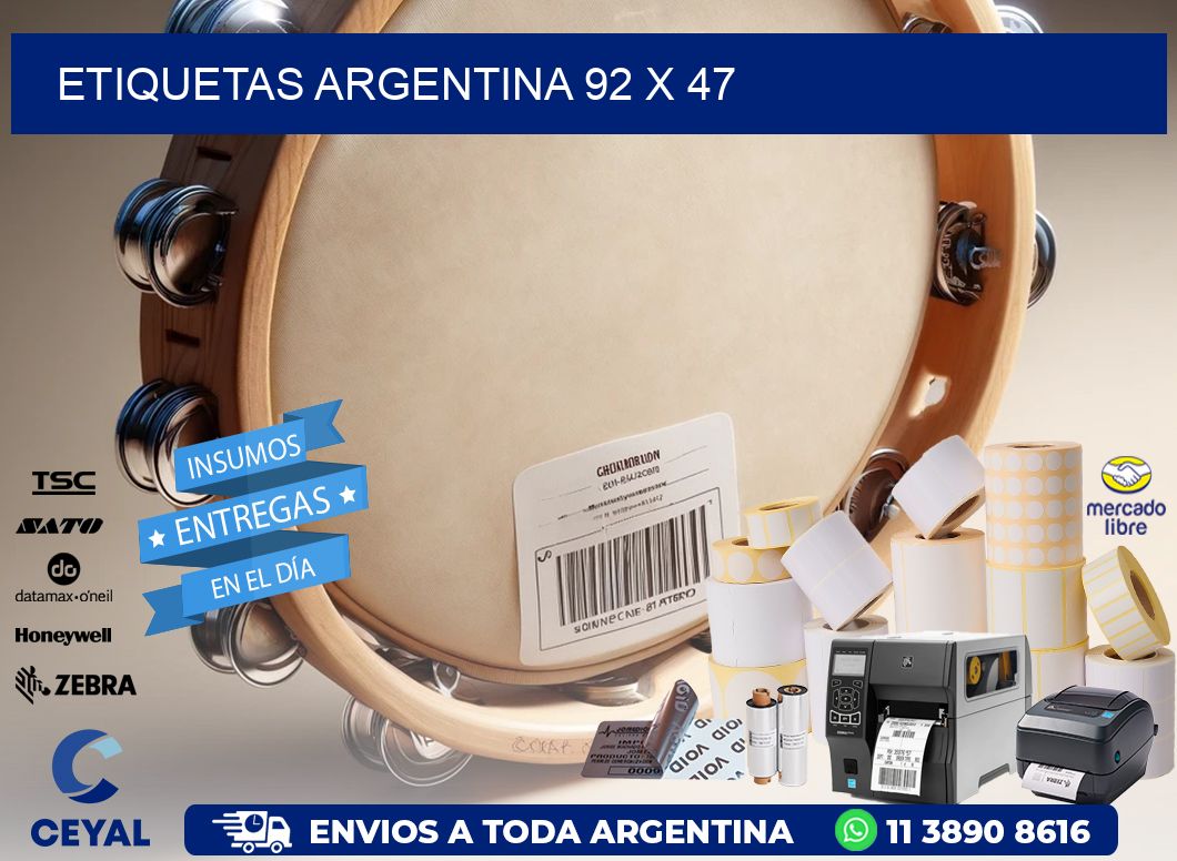 etiquetas argentina 92 x 47