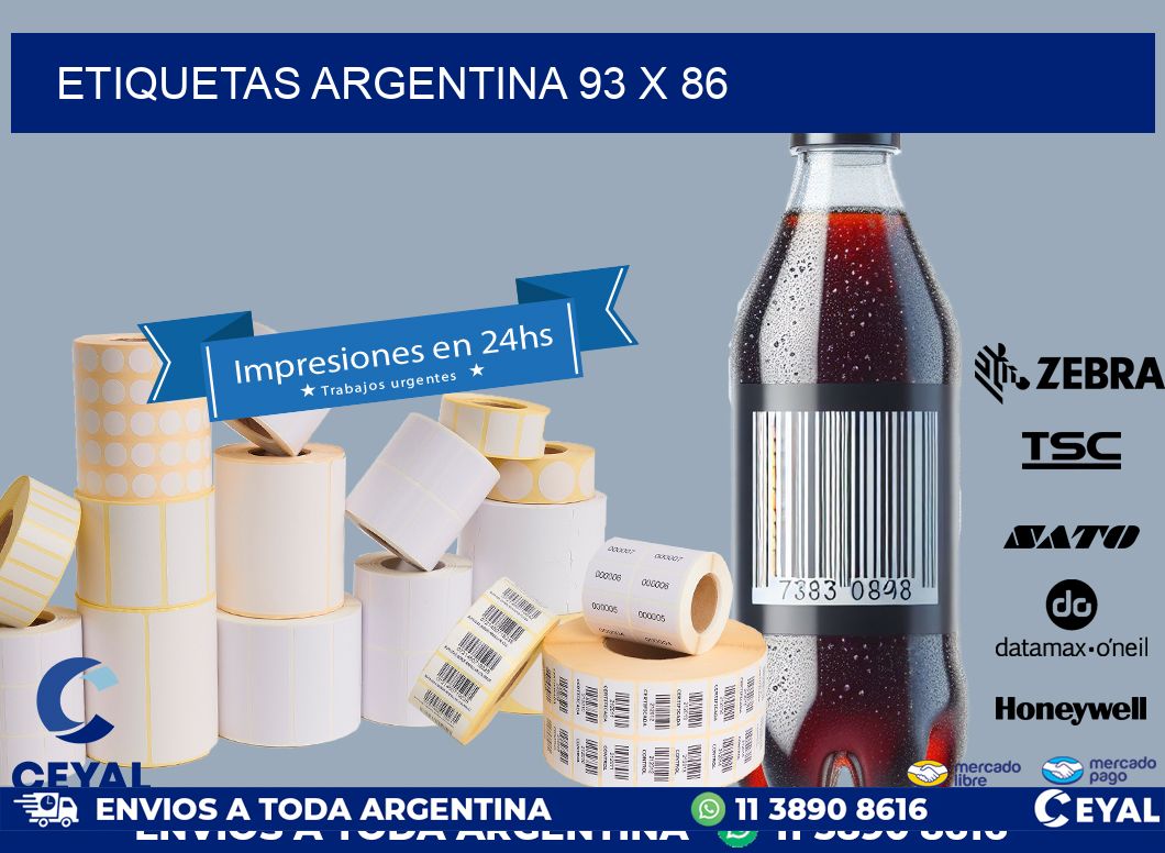 etiquetas argentina 93 x 86