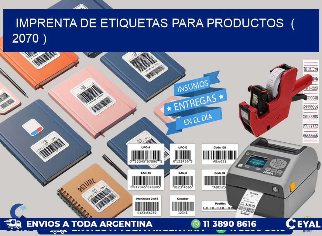 imprenta de etiquetas para productos  ( 2070 )
