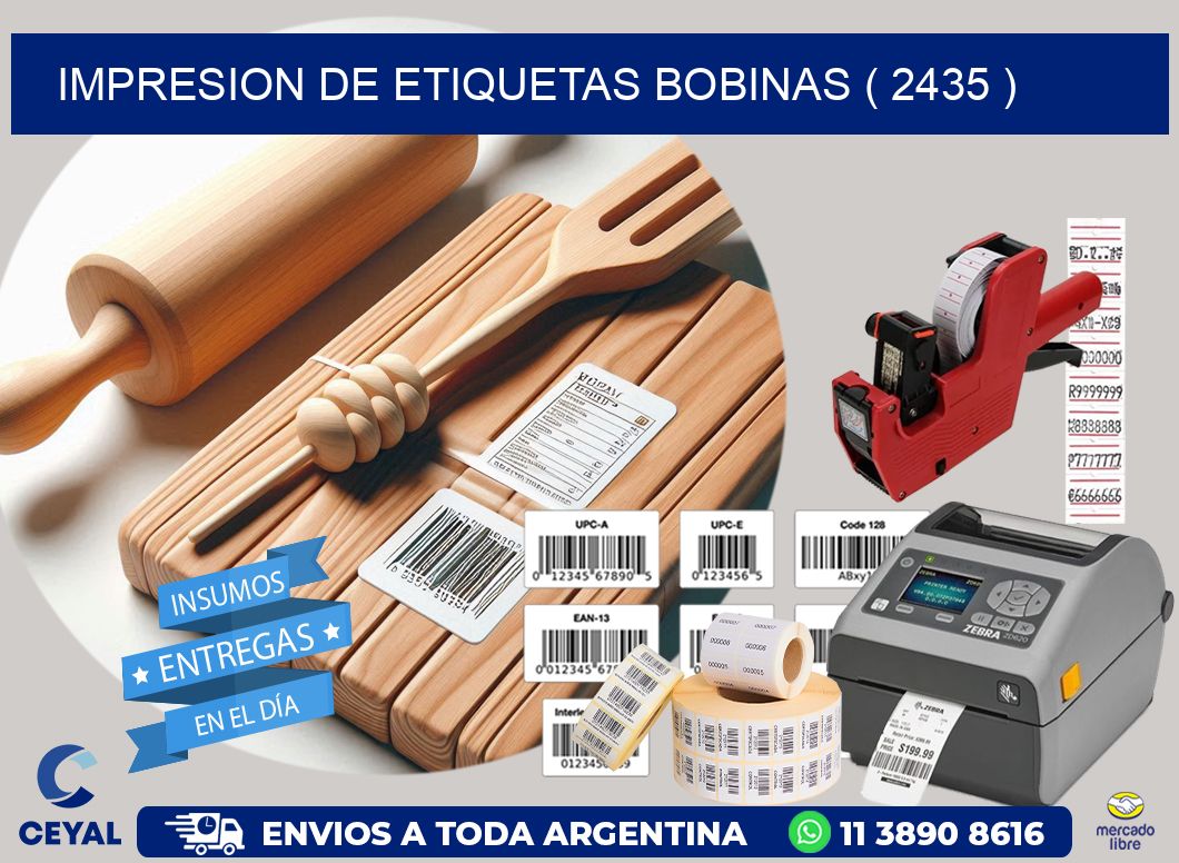impresion de etiquetas bobinas ( 2435 )