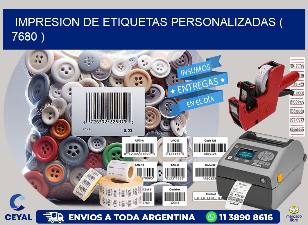impresion de etiquetas personalizadas ( 7680 )