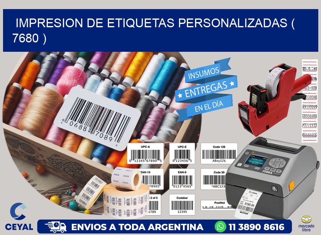 impresion de etiquetas personalizadas ( 7680 )