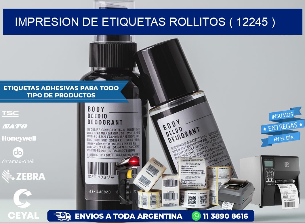 impresion de etiquetas rollitos ( 12245 )
