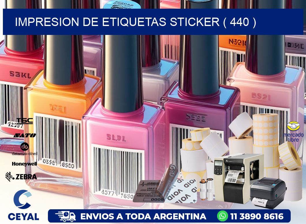 impresion de etiquetas sticker ( 440 )