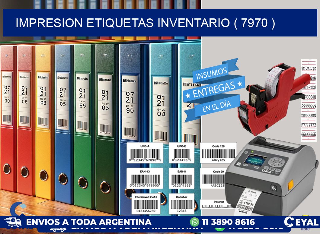 impresion etiquetas inventario ( 7970 )
