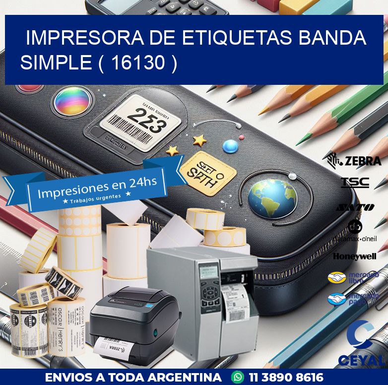 impresora de etiquetas banda simple ( 16130 )