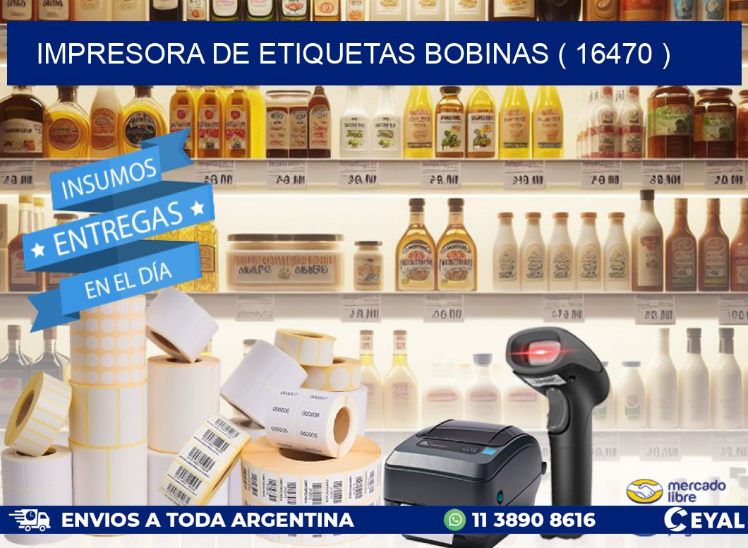 impresora de etiquetas bobinas ( 16470 )