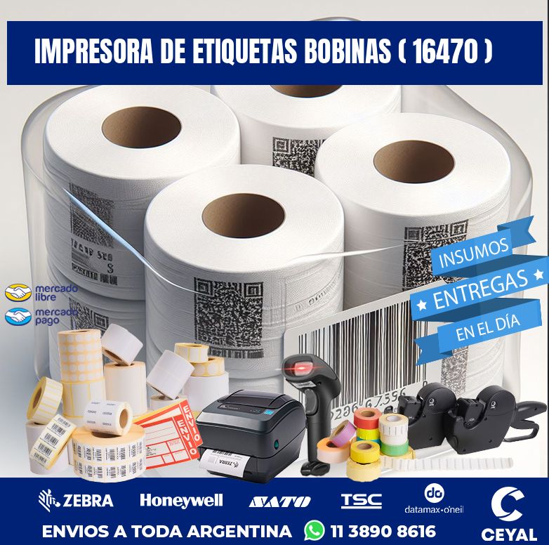 impresora de etiquetas bobinas ( 16470 )