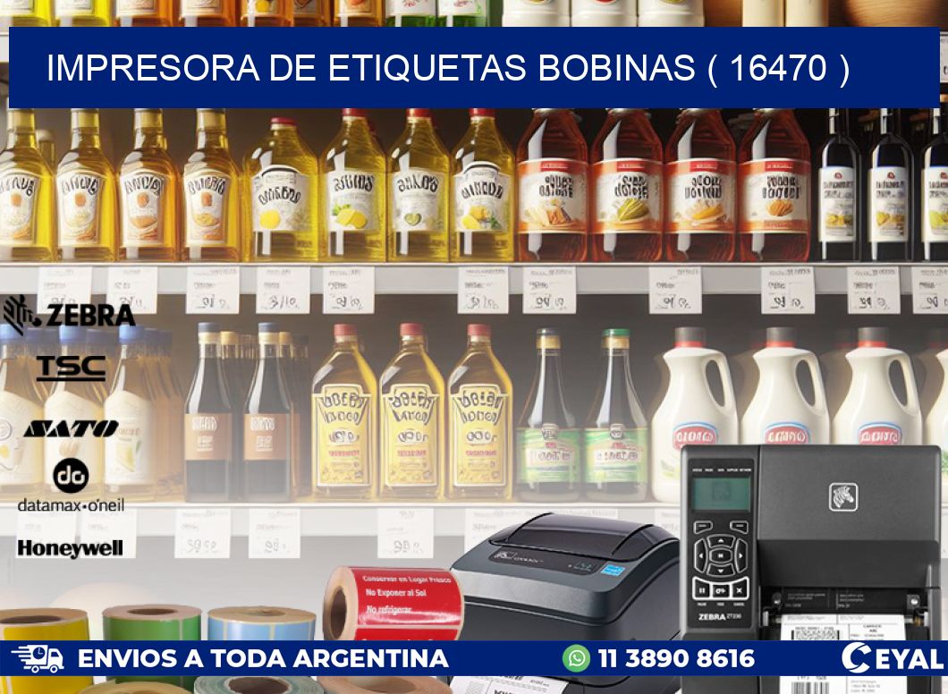 impresora de etiquetas bobinas ( 16470 )