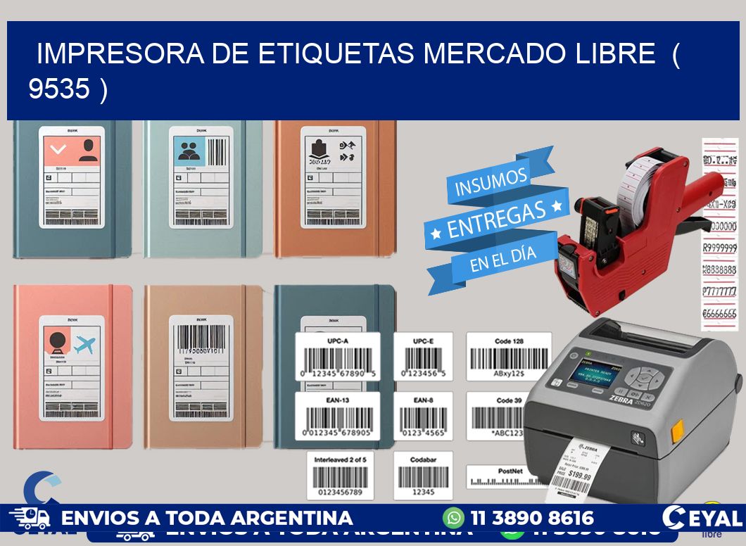 impresora de etiquetas mercado libre ( 9535 )