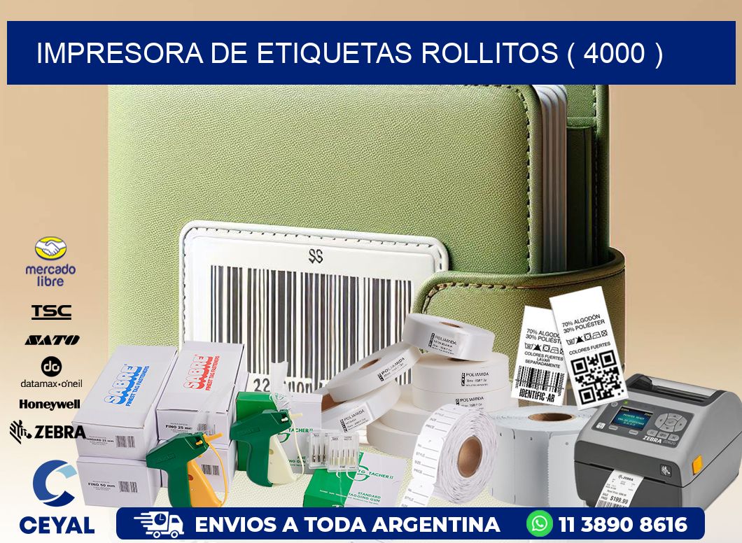 impresora de etiquetas rollitos ( 4000 )