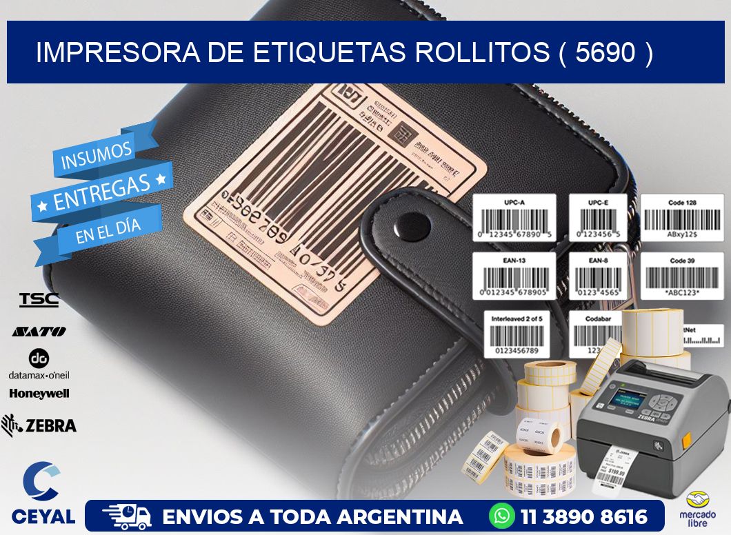 impresora de etiquetas rollitos ( 5690 )