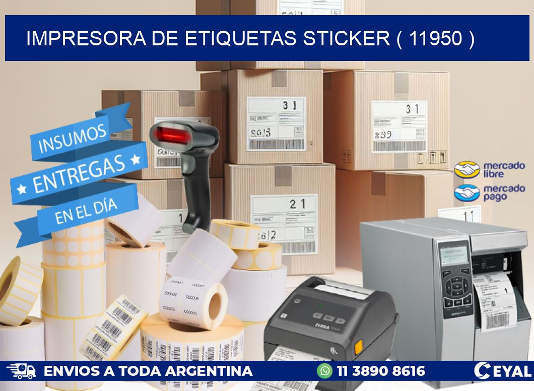 impresora de etiquetas sticker ( 11950 )